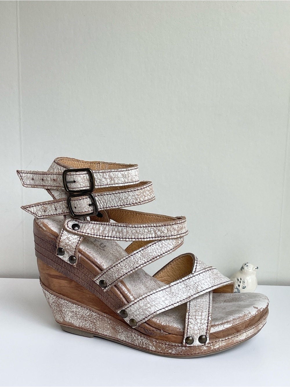 Bed Stu Juliana Leather Wedges Size 7.5